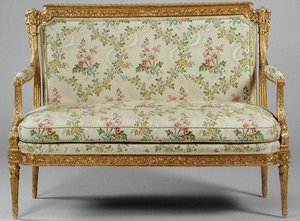 Canape from a Suite of Louis XVI Furniture Stamped by Delaisement, c.1780